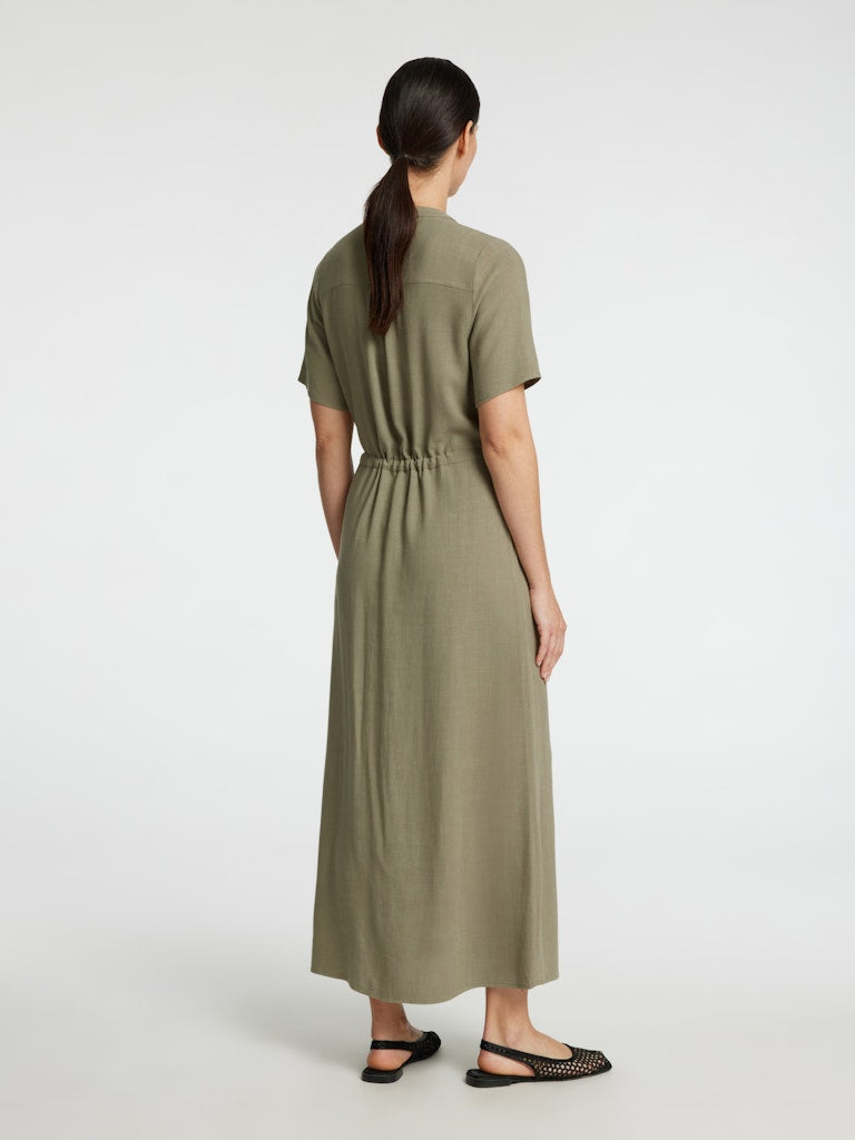 SLFVIVA Damina SS Ankel Sun Dress Grønn