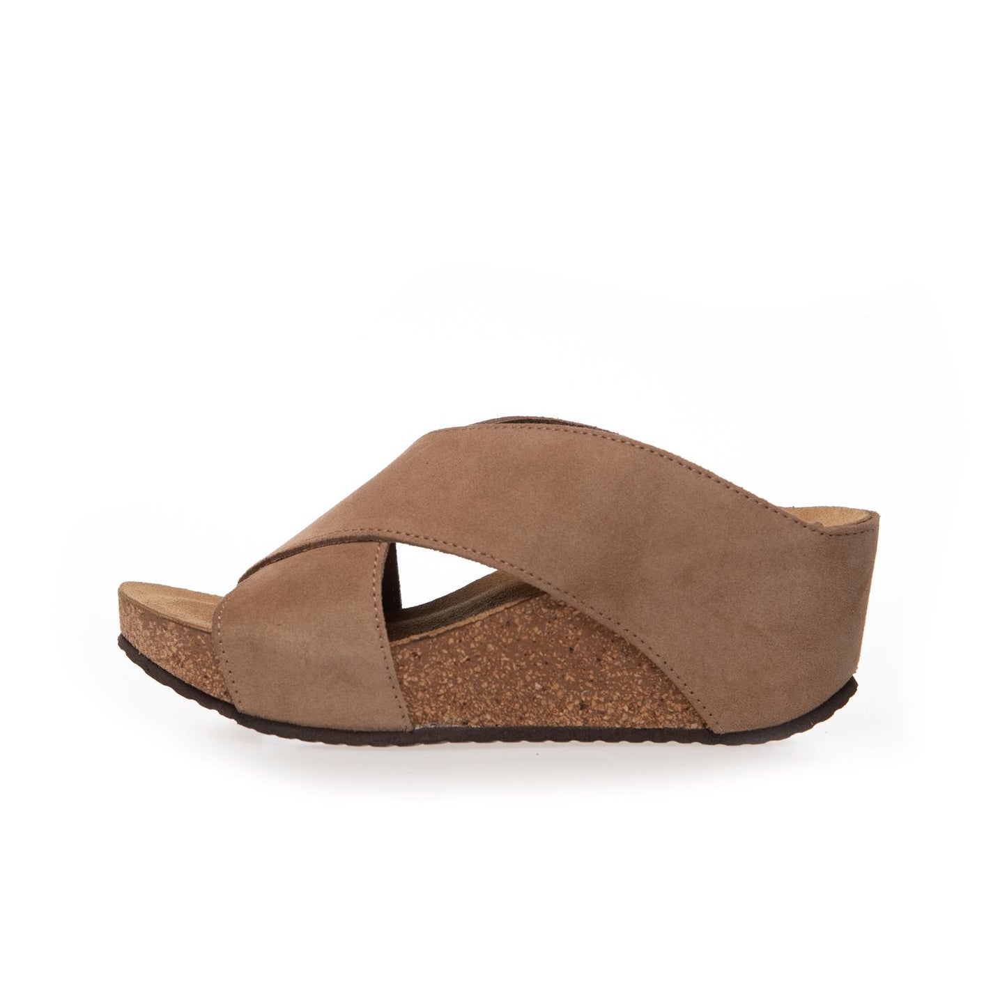 Frances 23 suede sandal beige