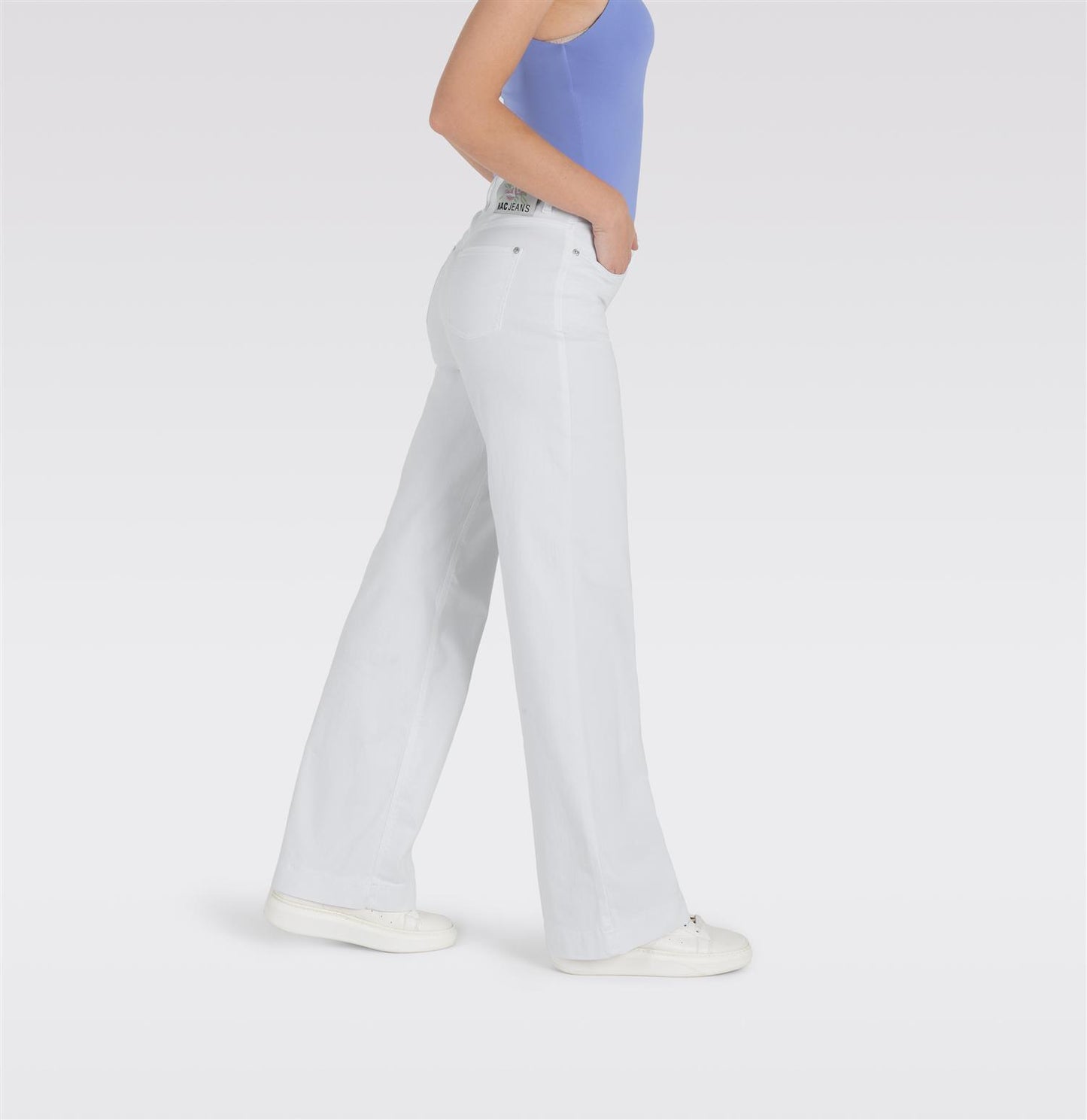 Dream wide white denim