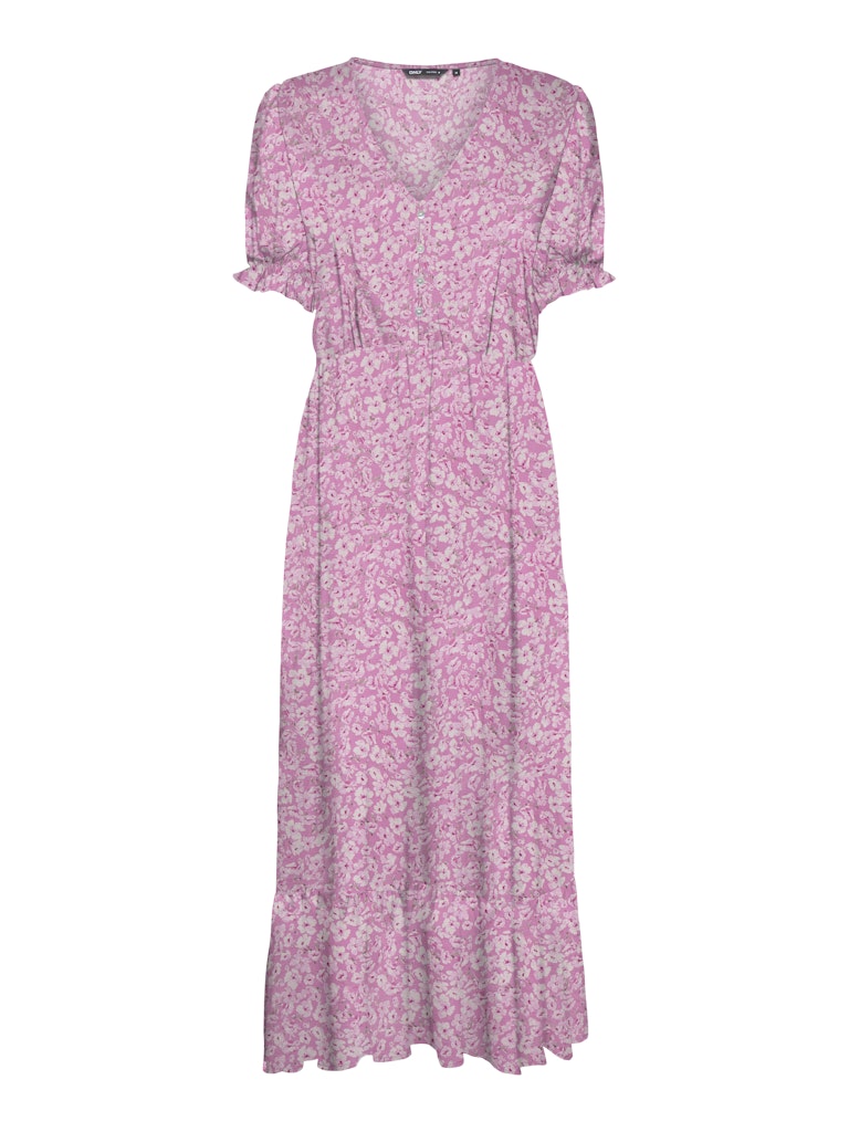 Kjole ONLChianti SS Long Dress Pink