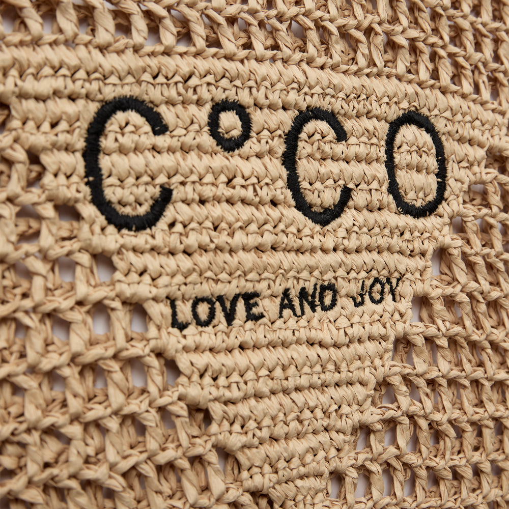 CocoCC Straw tote bag