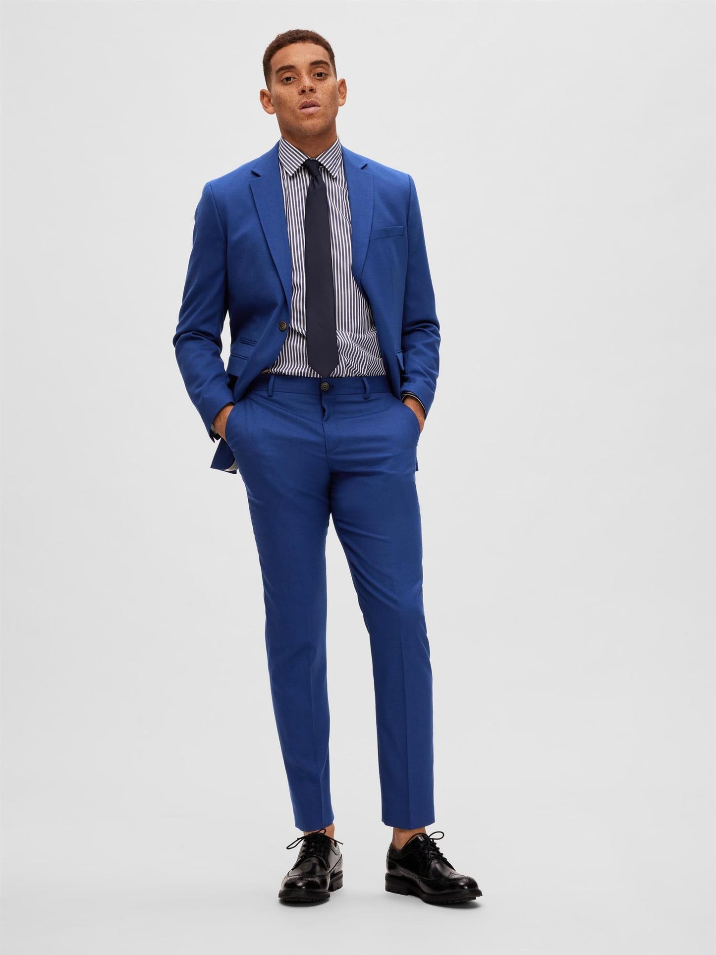 Dressbukse Slim Neil Blue depths
