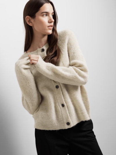 Lulu short cardigan Beige