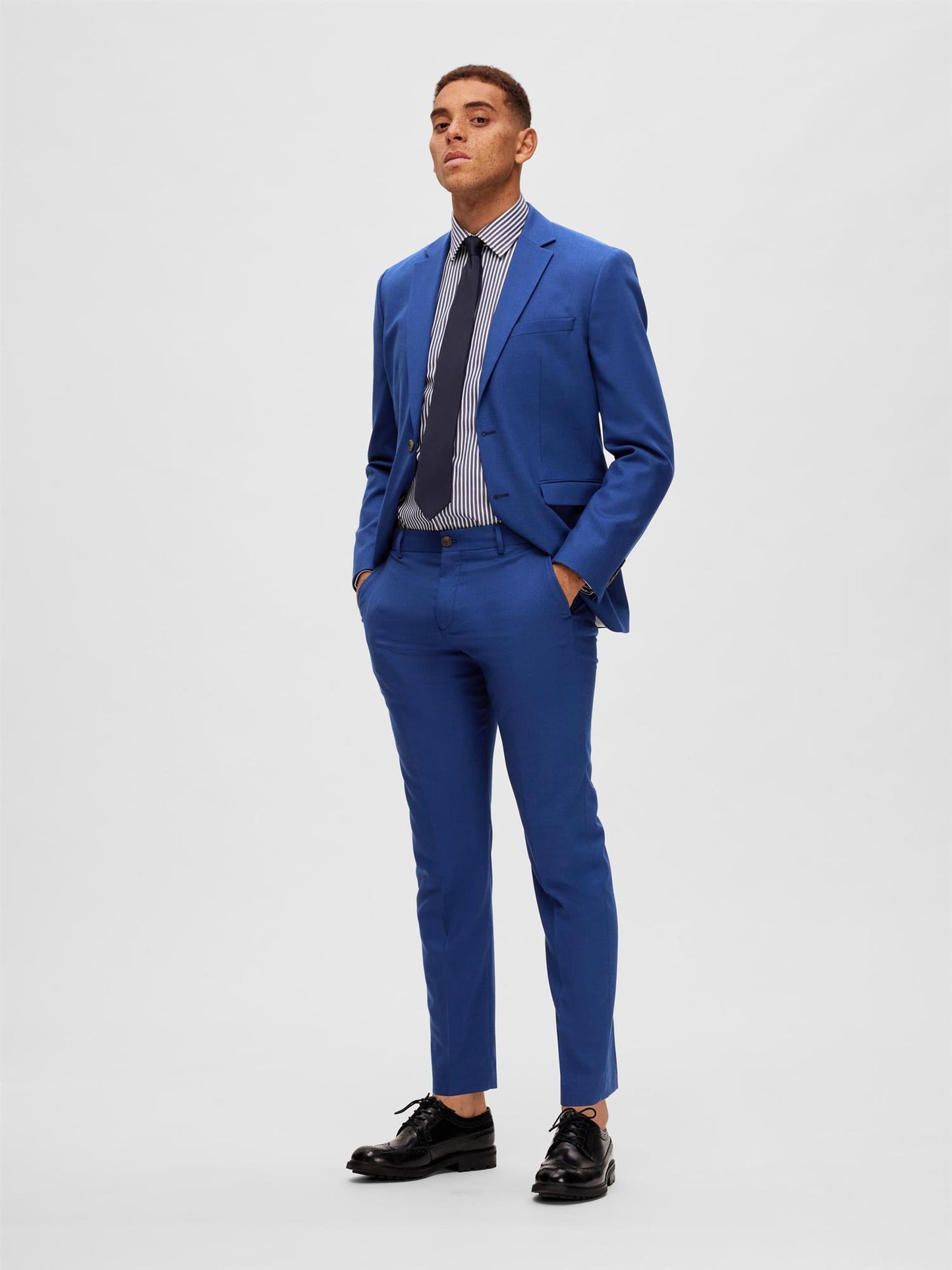 Dressbukse Slim Neil Blue depths