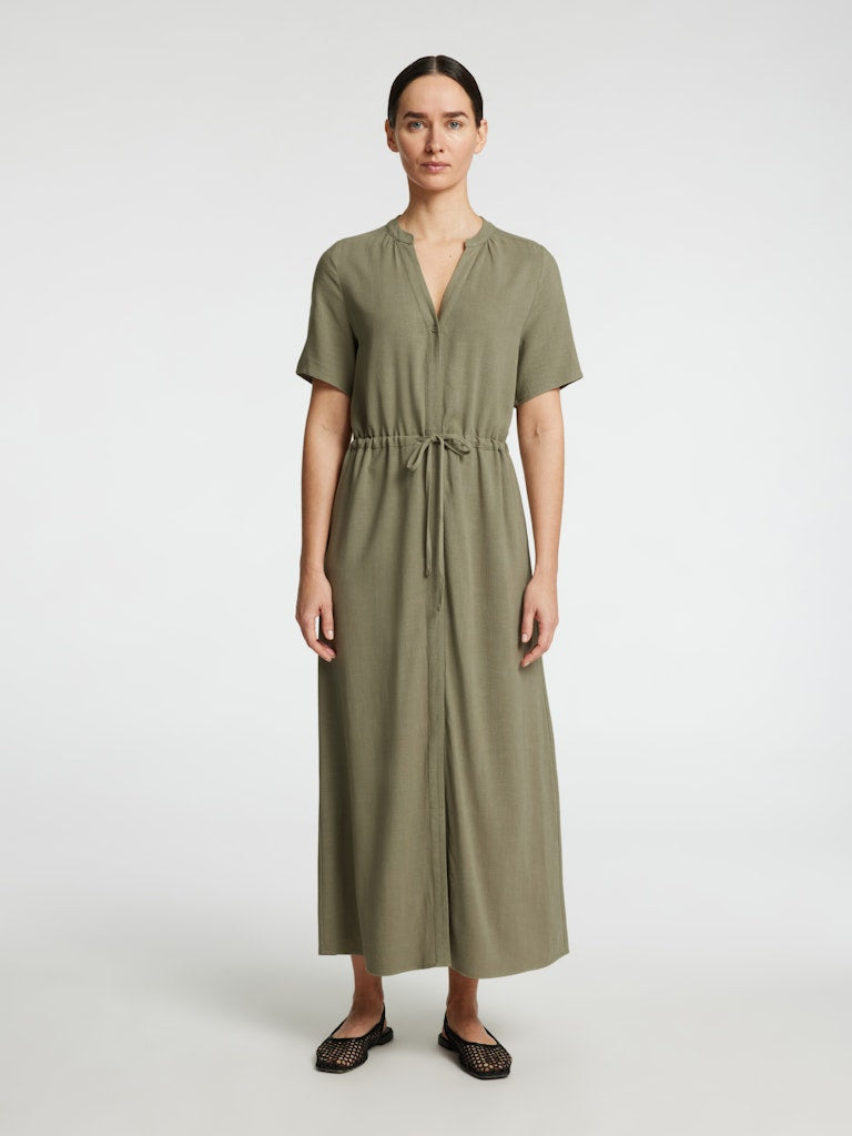 SLFVIVA Damina SS Ankel Sun Dress Grønn