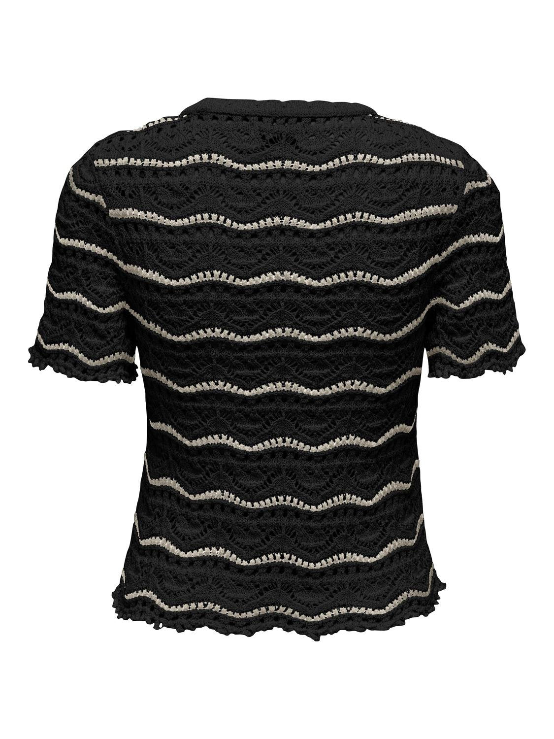 OnlAnnasofia Life SS Stripe O-neck