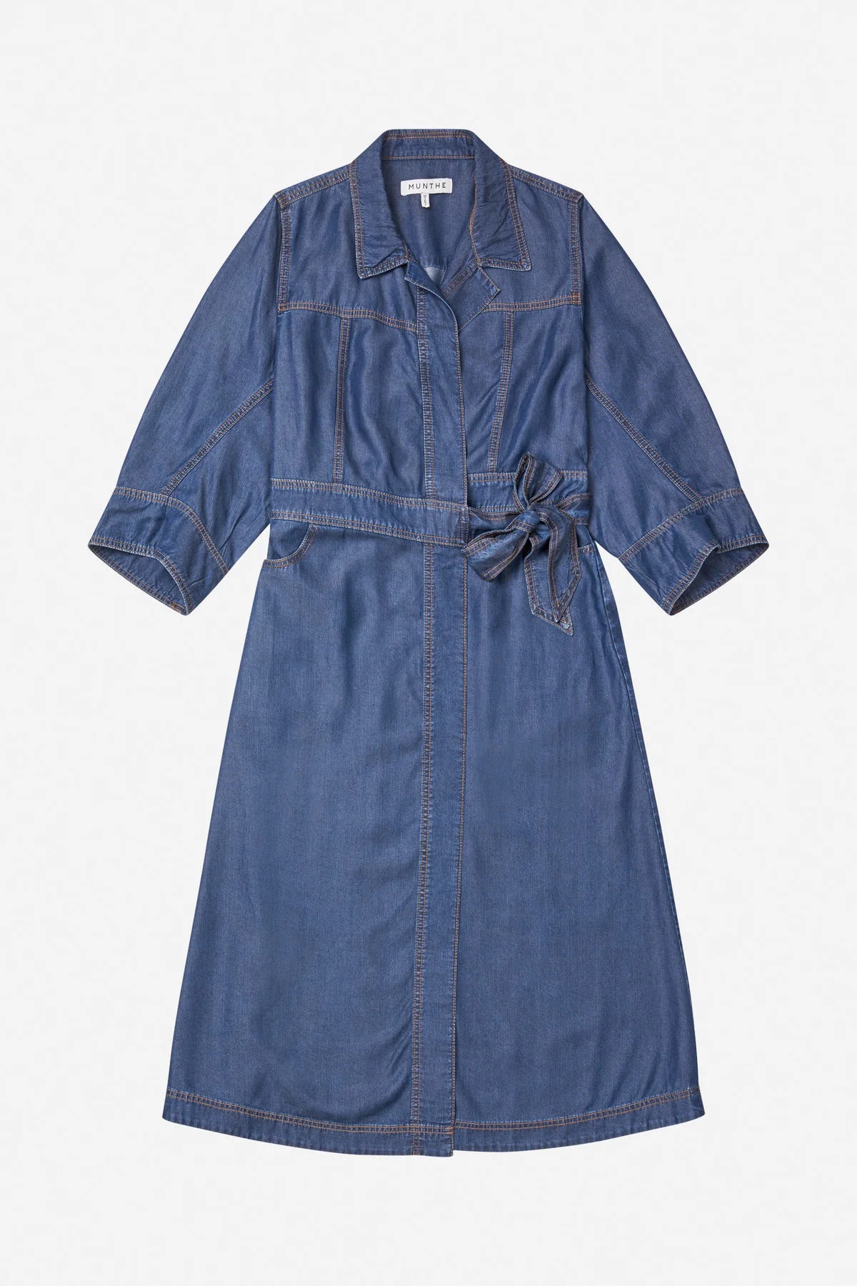 Prescott Dress Tencel Indigo