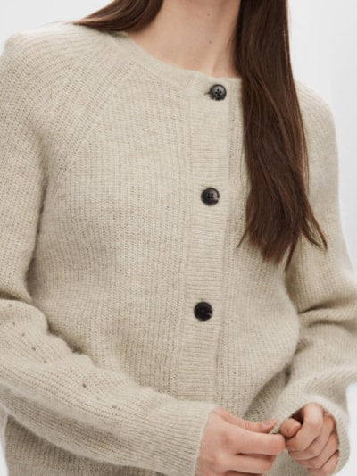 Lulu short cardigan Beige