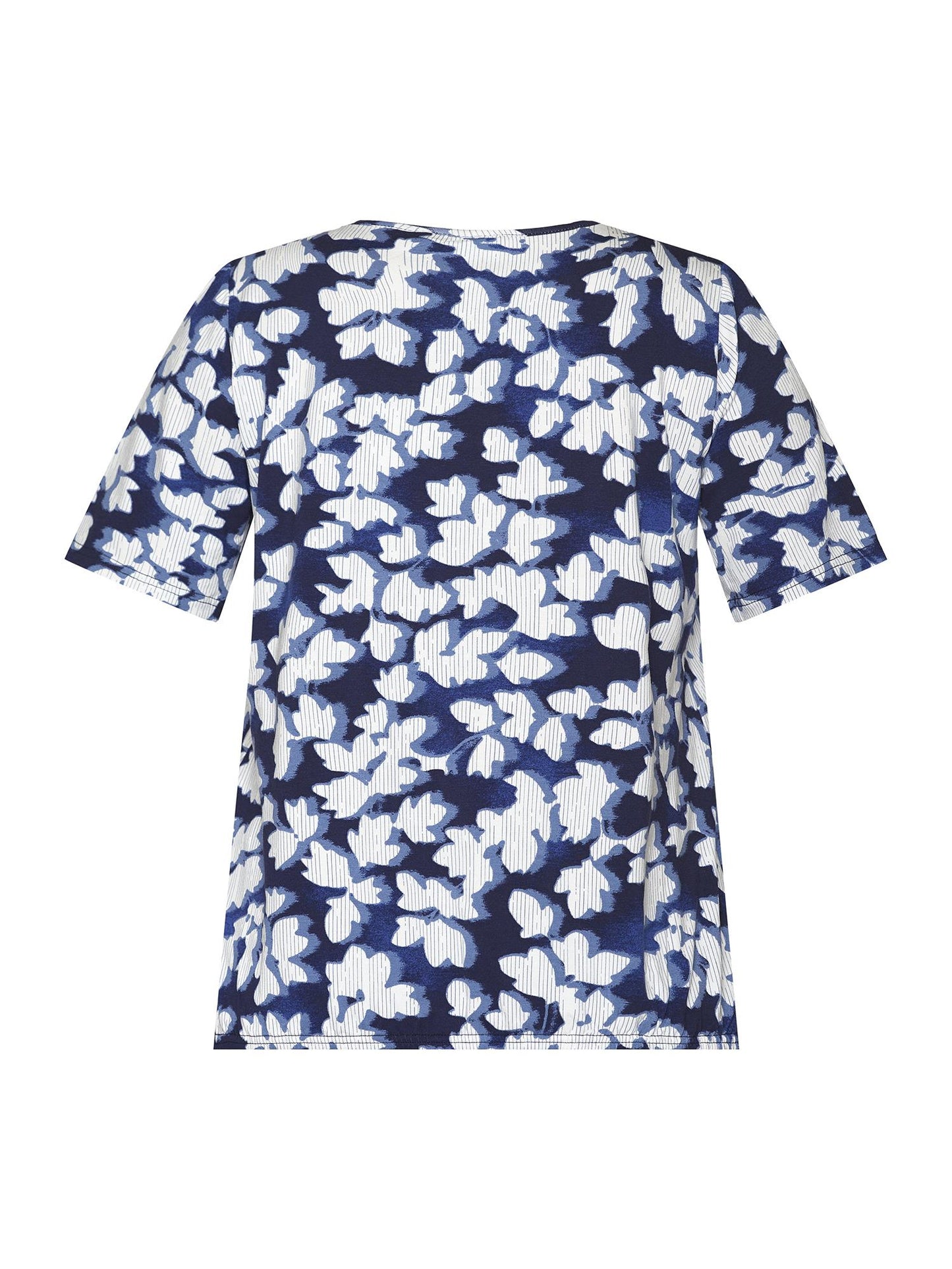 T-skjorte flower navy