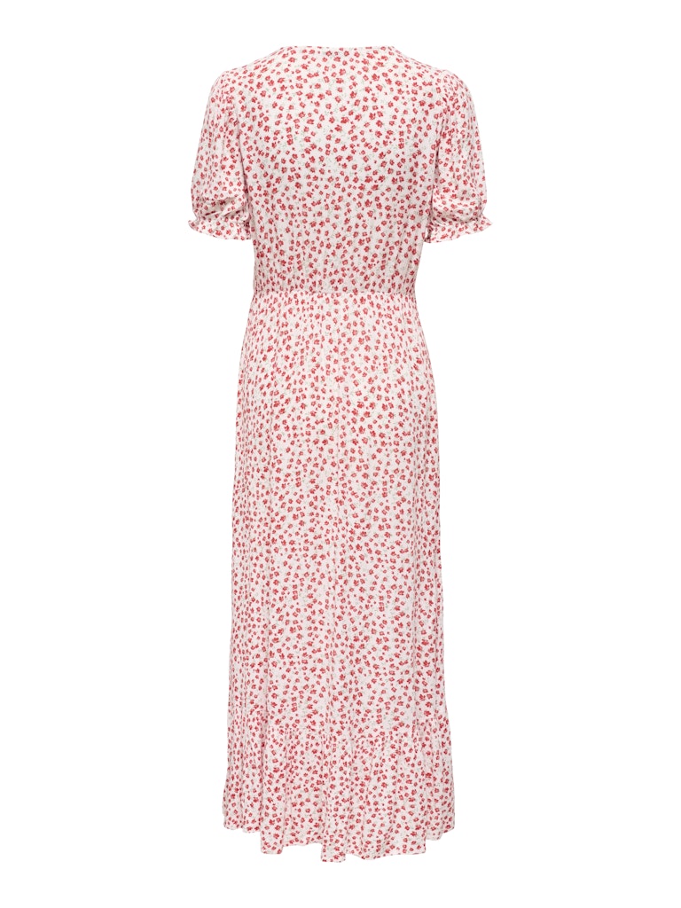 Kjole ONLChianti SS Long Dress Rød