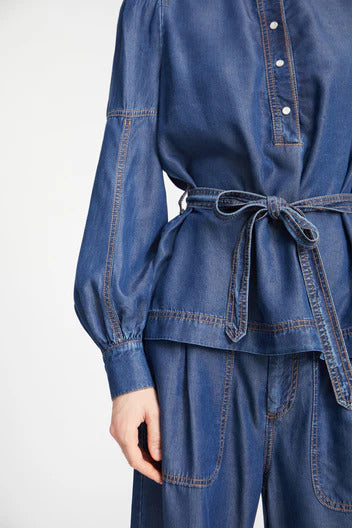 Pikine Topp Tencel Indigo