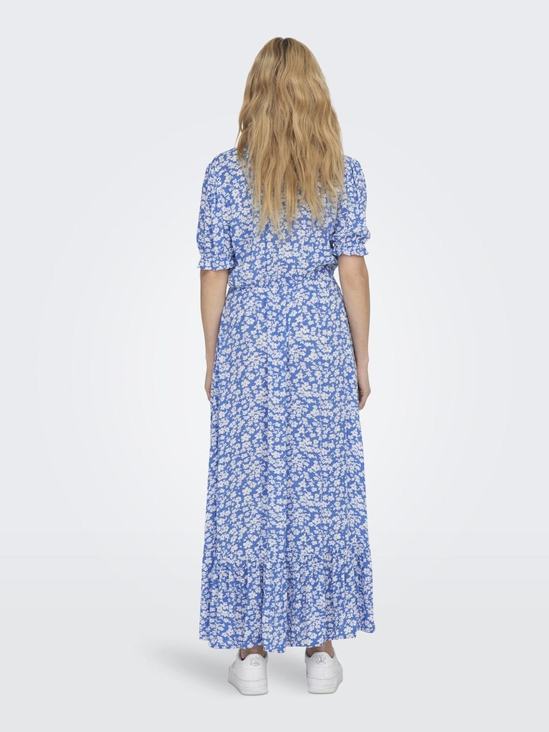Kjole ONLChianti SS Long Dress Blå