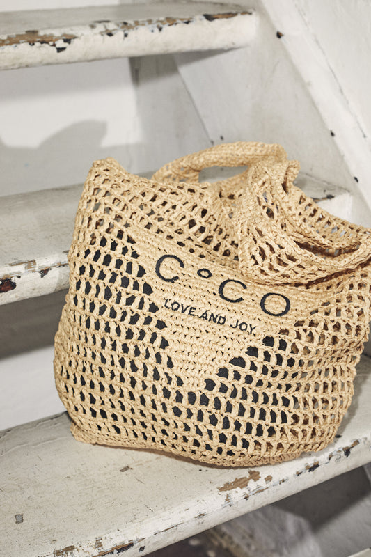 CocoCC Straw tote bag