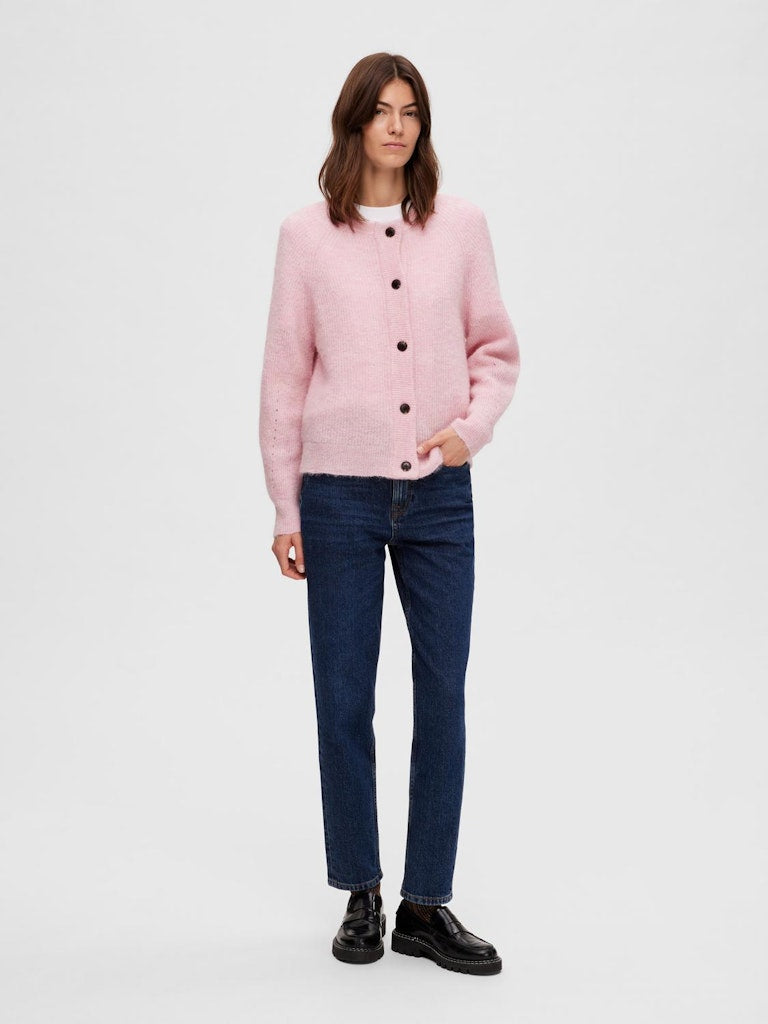 Lulu short cardigan Rosa