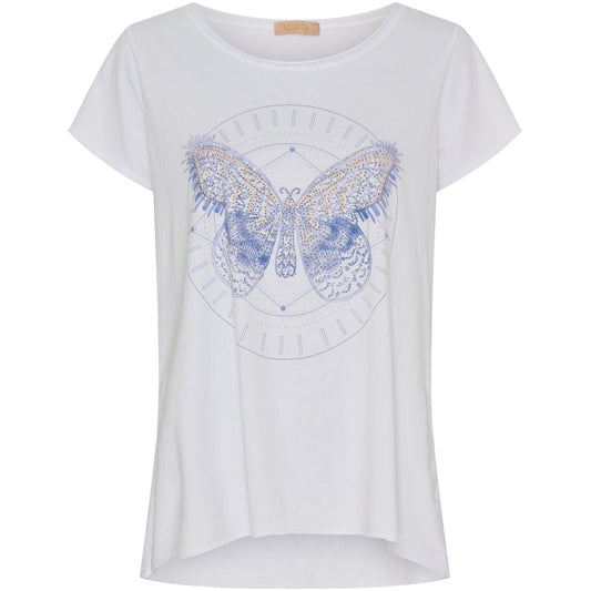 Marie t-shirt Blue Butterfly
