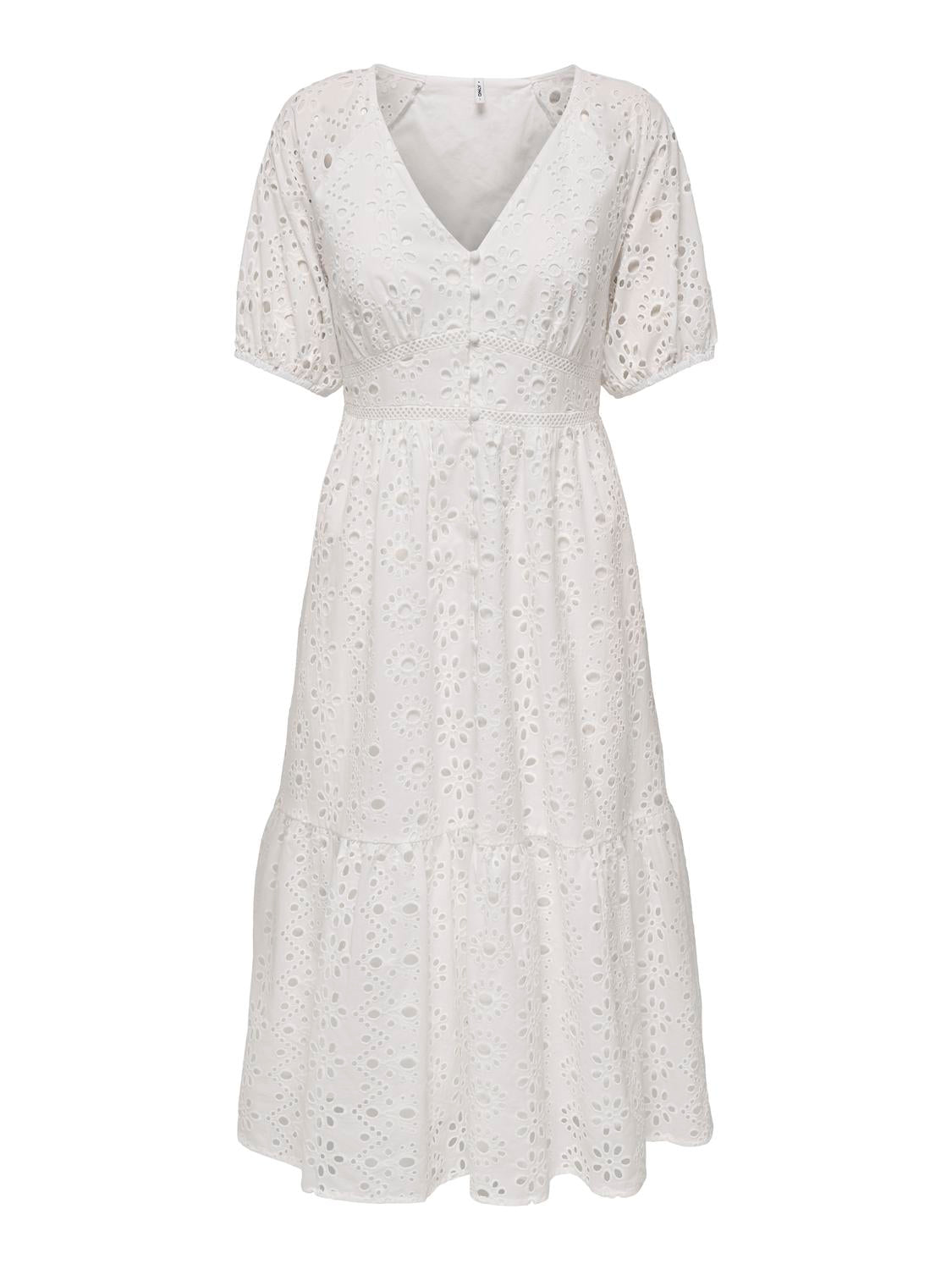 Ada lang kjole hvit