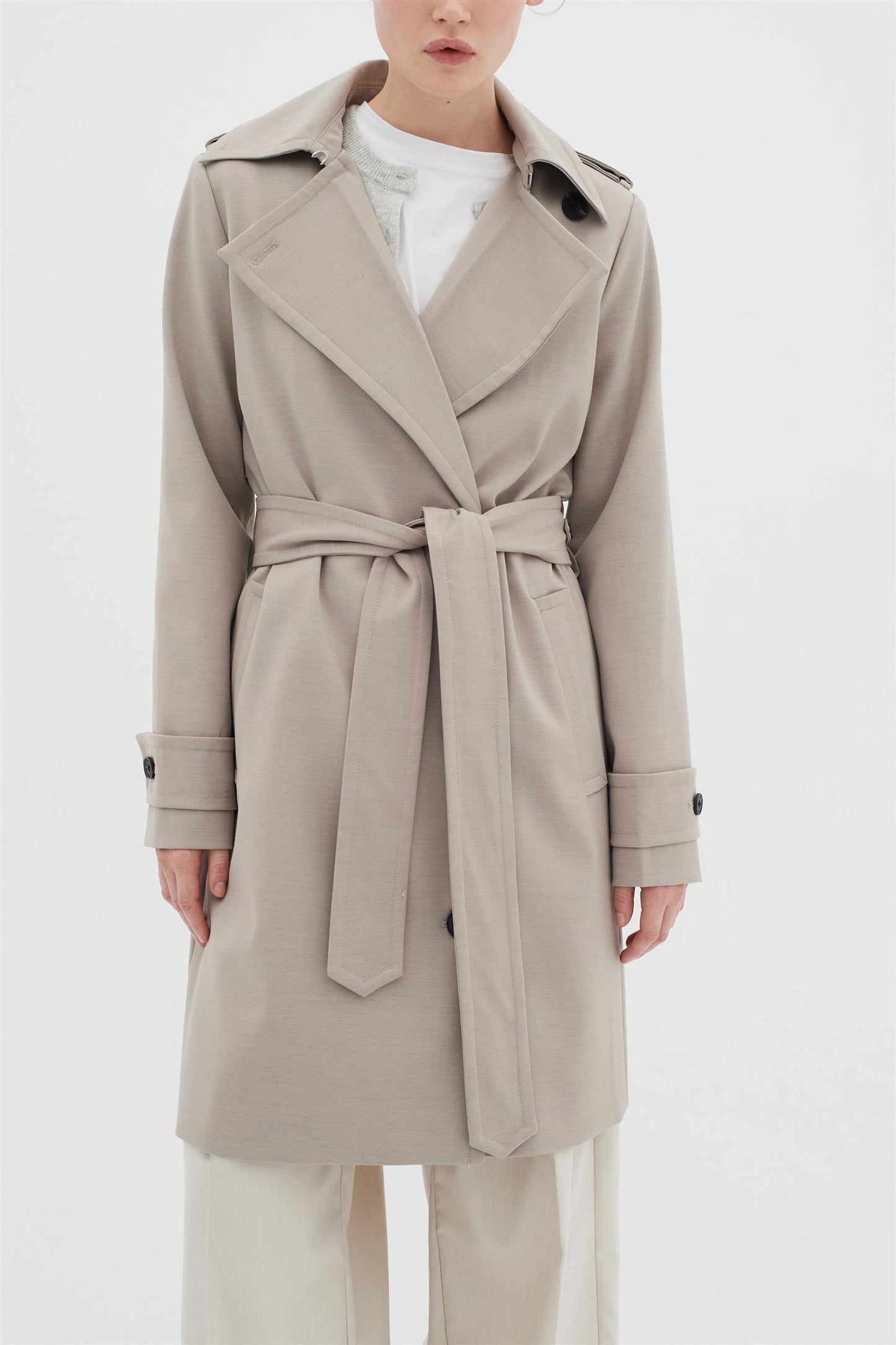 Tinah IW short trench Simply Taupe M