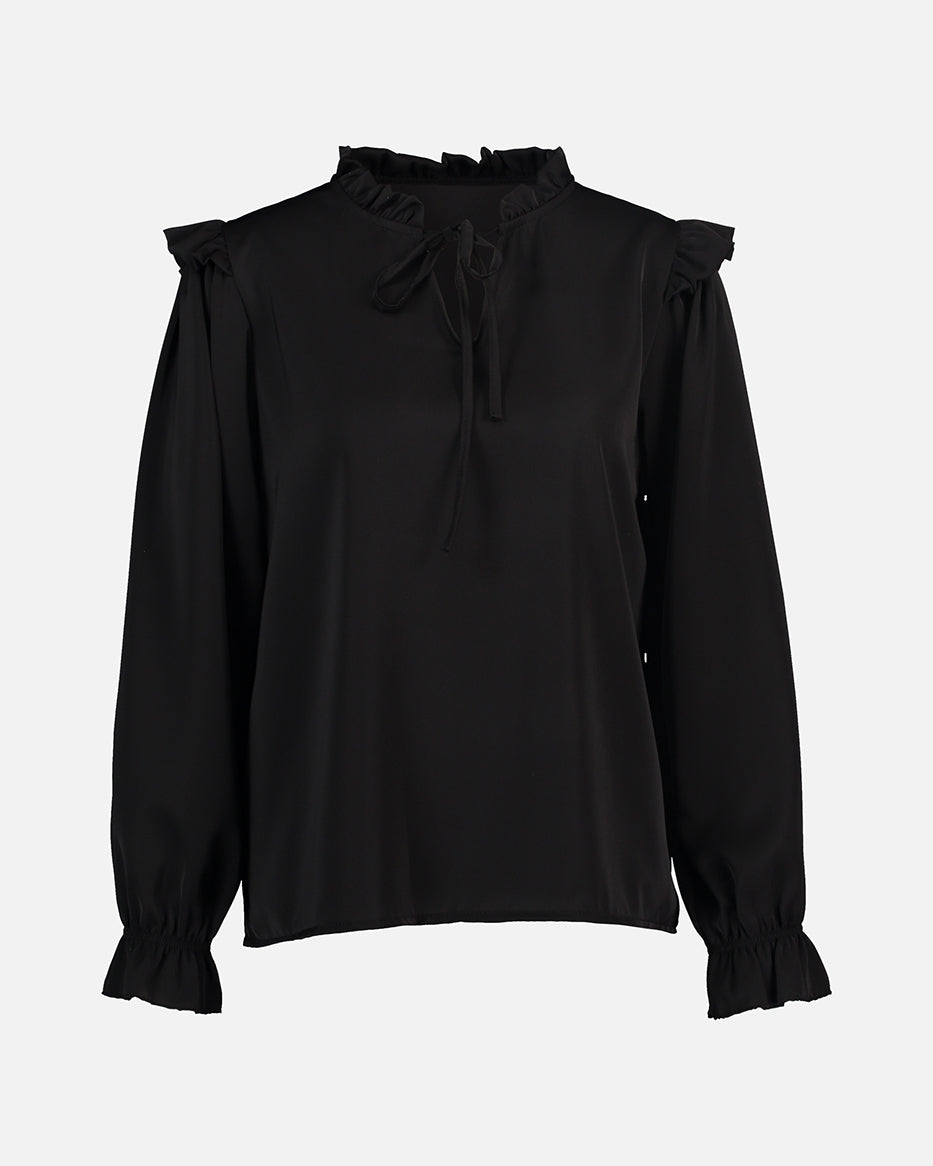 Pandi chain bluse Black