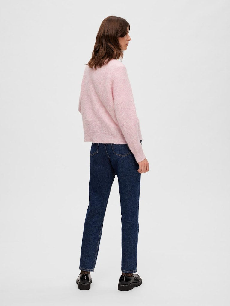 Lulu short cardigan Rosa