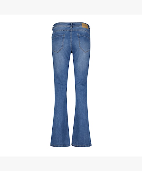 Babette mid stone used flare jeans