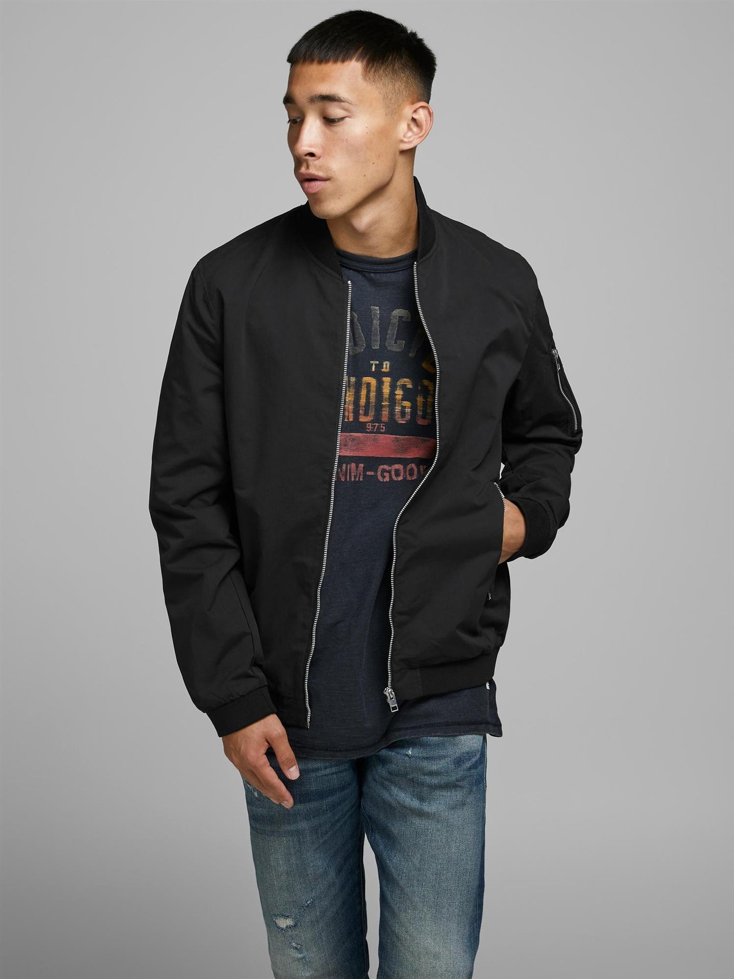 JJRUSH BOMBER Black