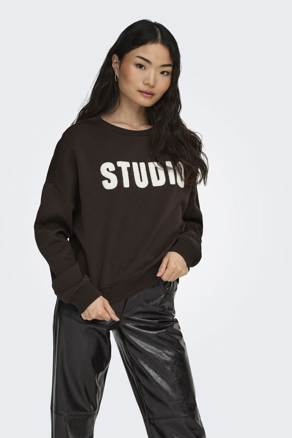 Onlsweat Life L/s Crew O.Size State Noos
