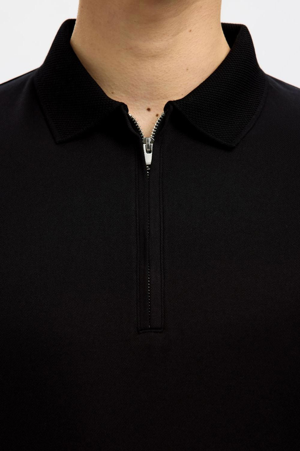 Slmfave Zip Ss Polo Noos