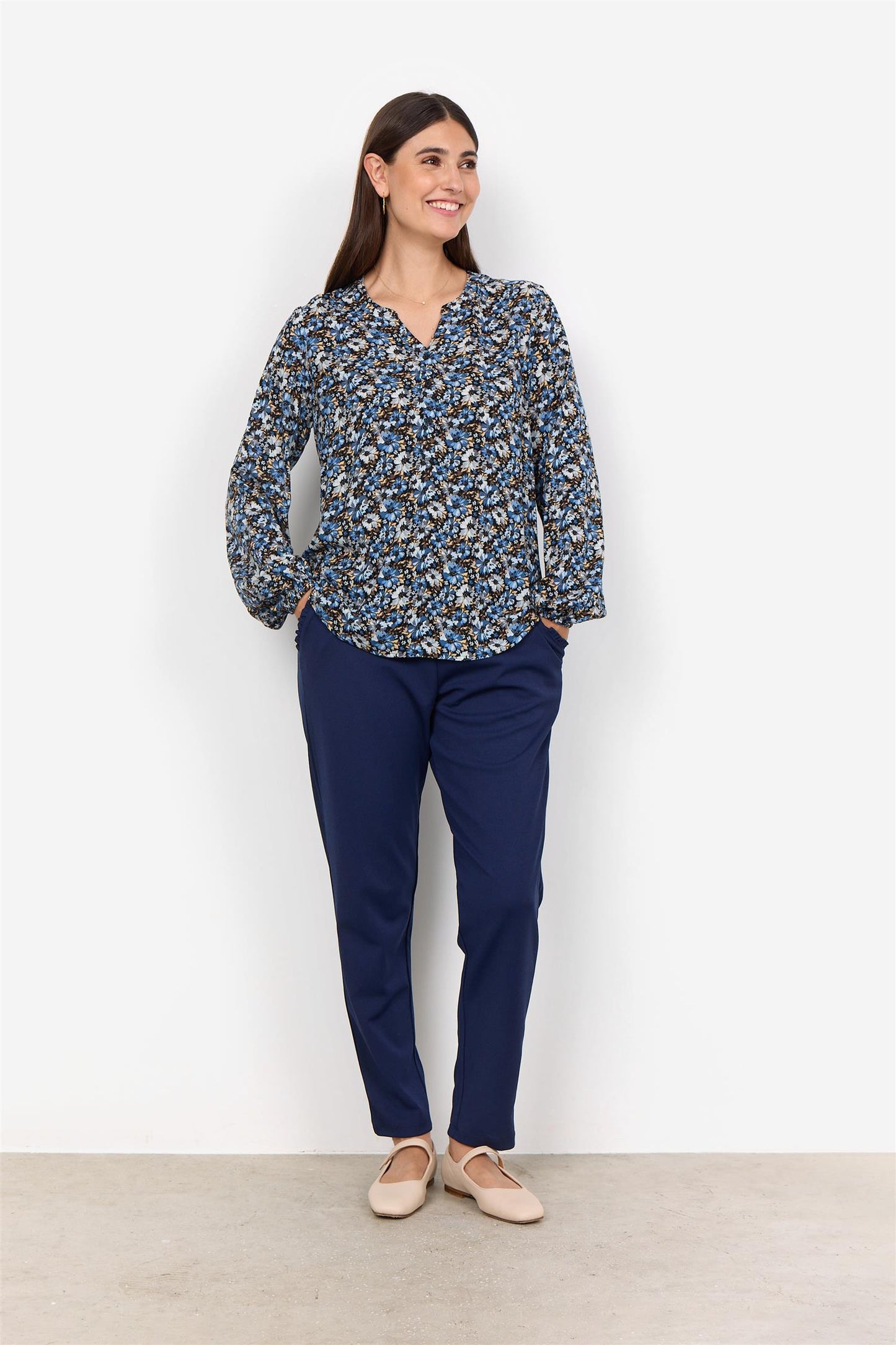 Olin 1 bluse blomsterprint