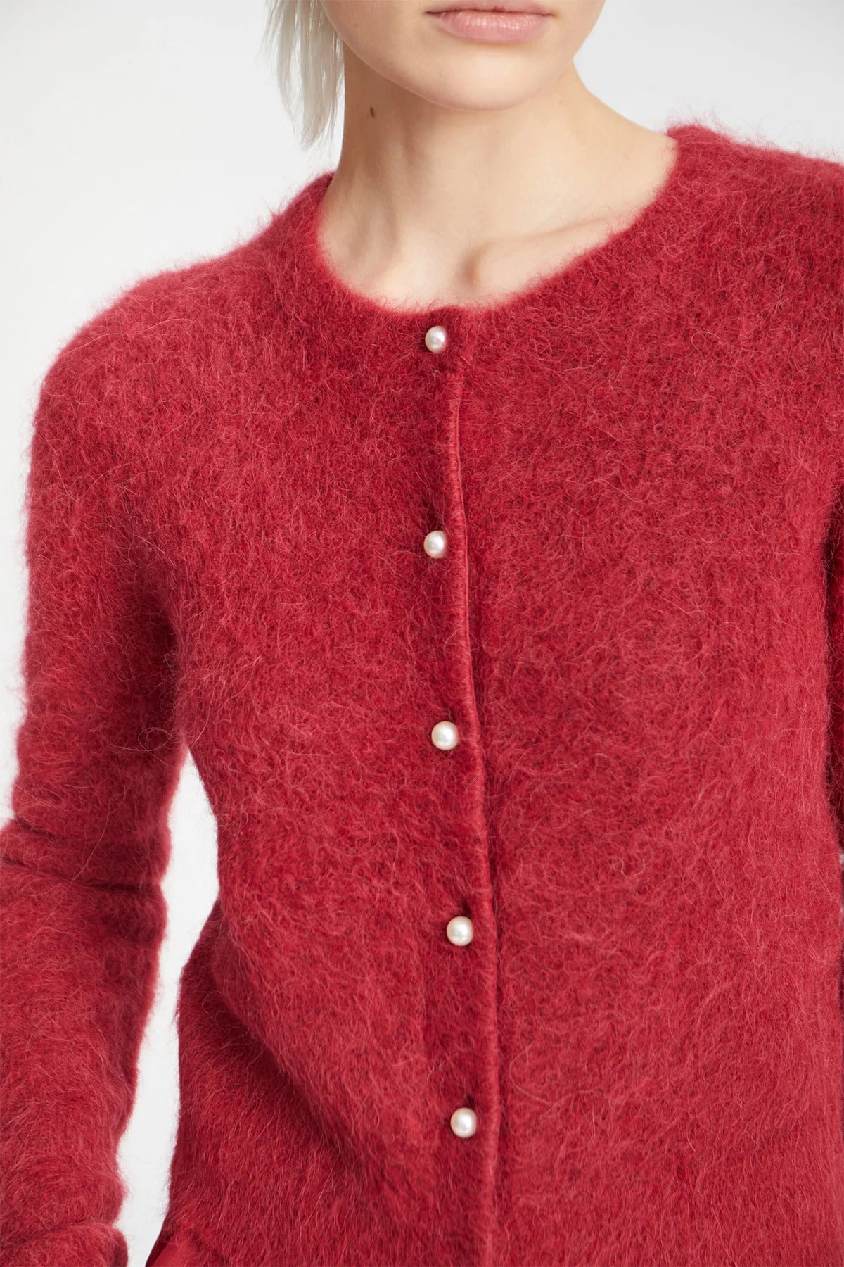 Povilla Cardigan Bordeaux