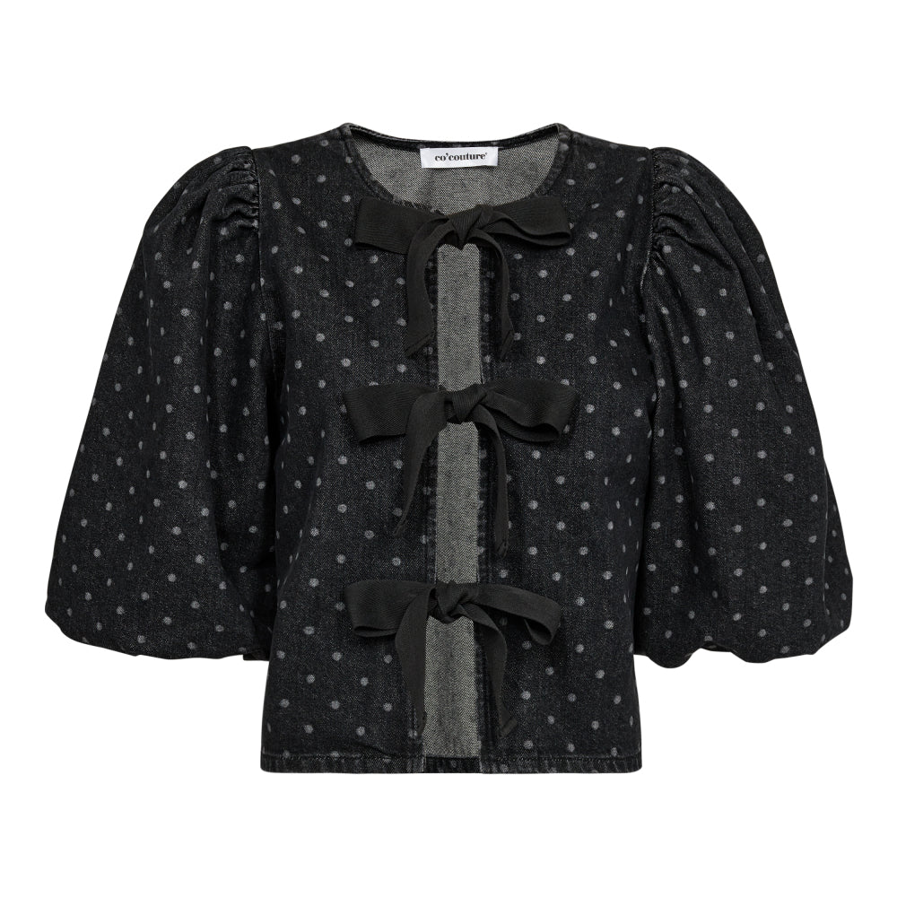 BlackCC Dot Bow Blouse