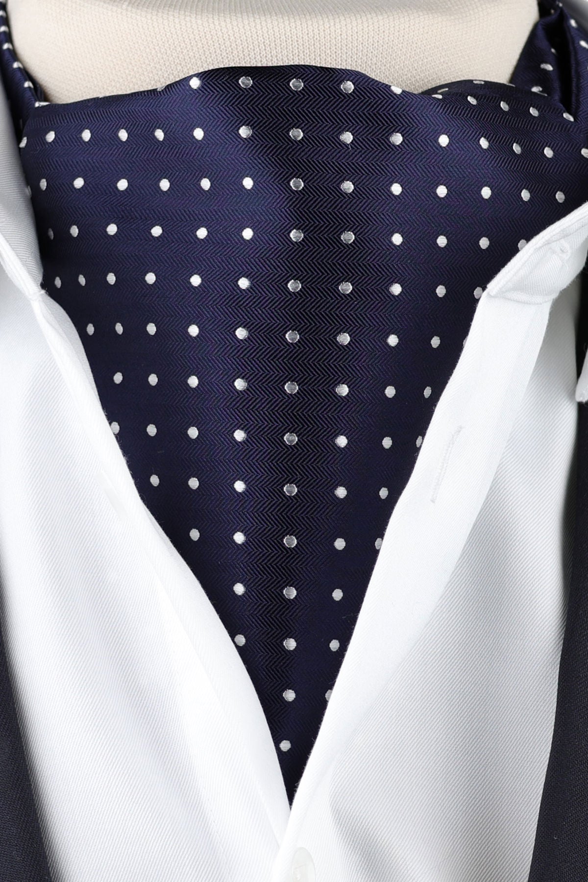 Nohr Carlos Polkadot Silk Ascot
