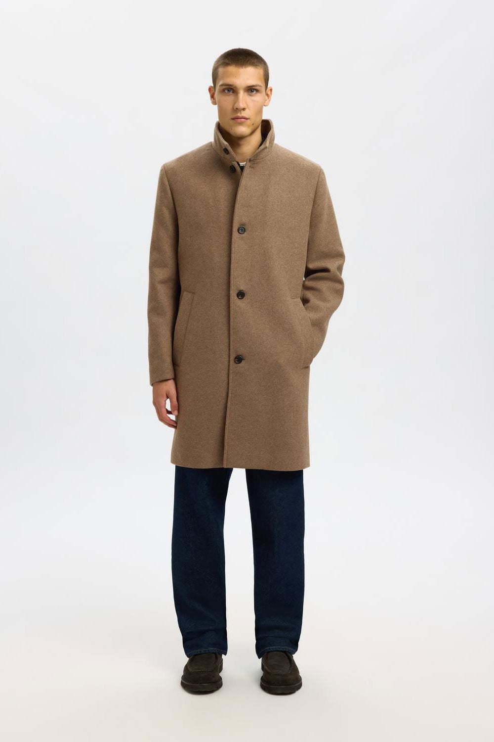 Slmrainar Wool Blend Coat Noos