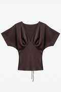 Vmmiro Ss Waist Tie Top Wvn Ret