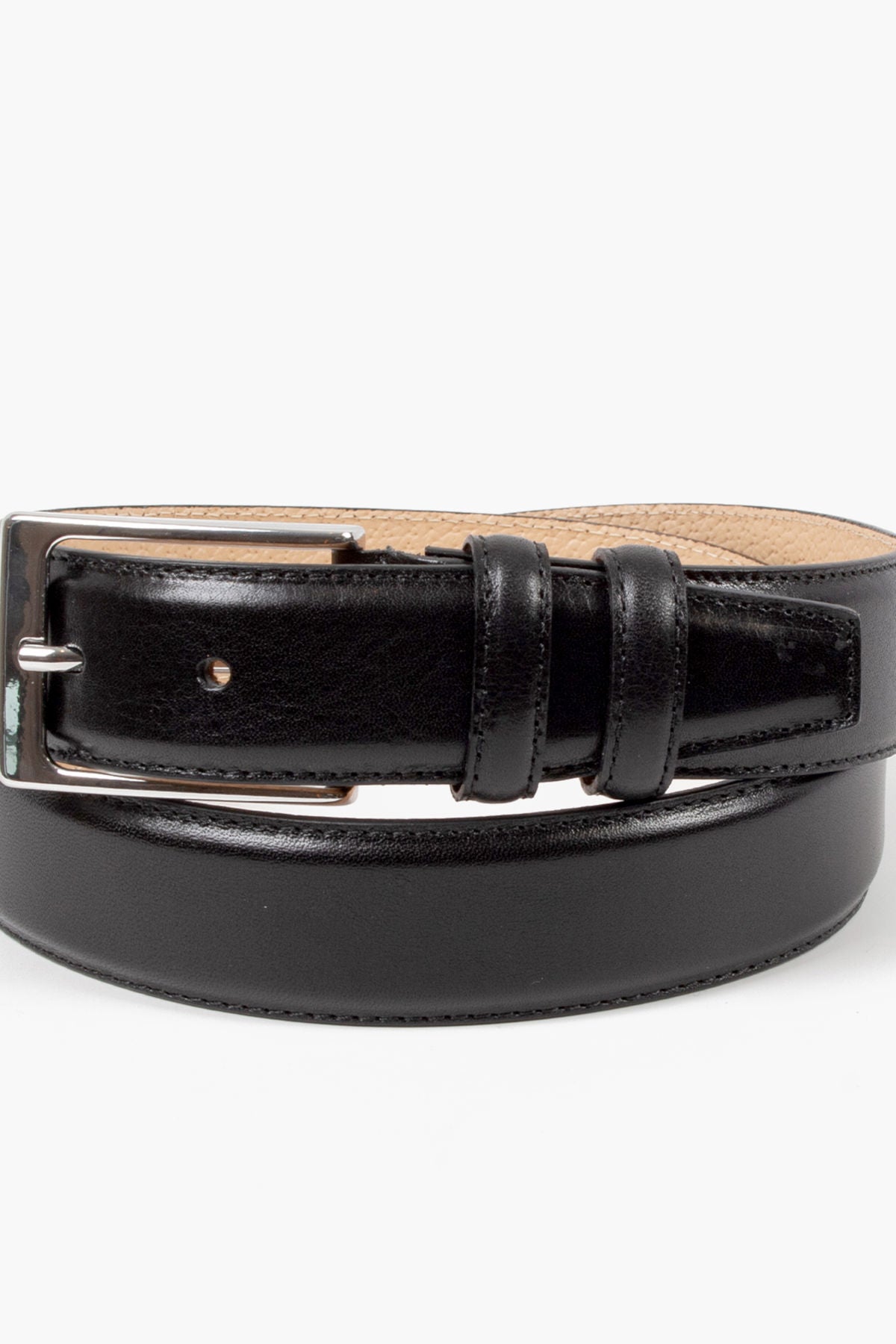 Carsten Skinnbelte 3,5 Cm - black