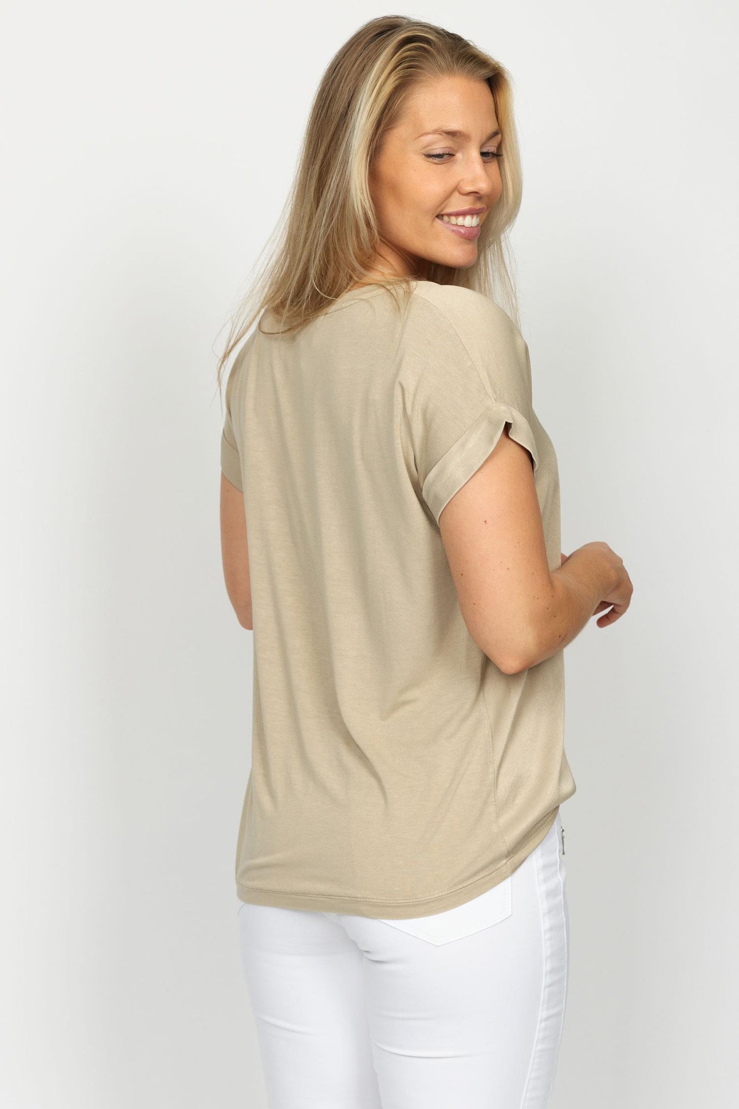 Mumbaia T-shirt Blouse Champagne