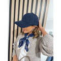 H-skjerf Bandana marine/beige