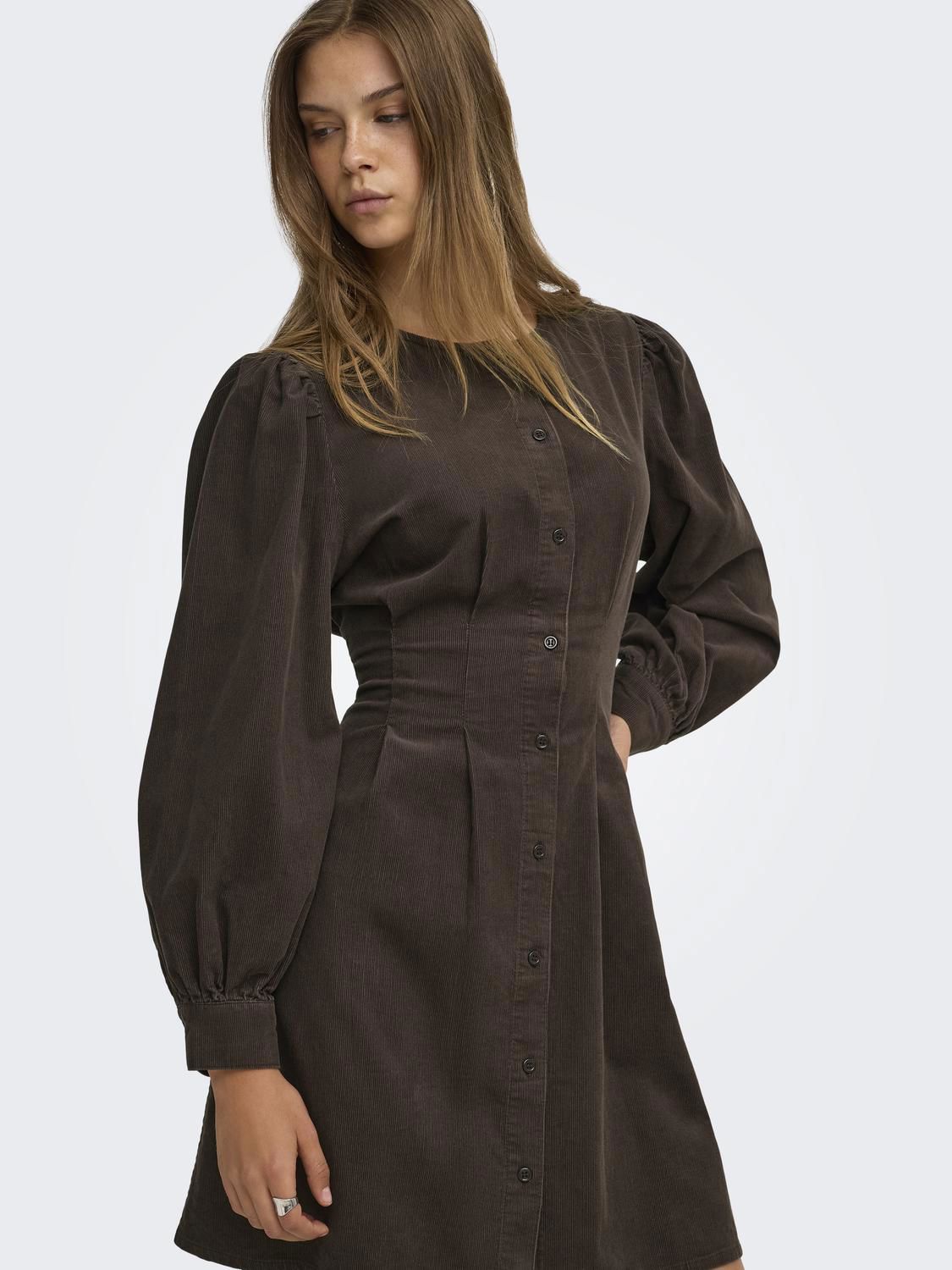 Onlnessa L/s Balloon Cord Dress Pnt