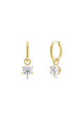 Crown Hoops Gold