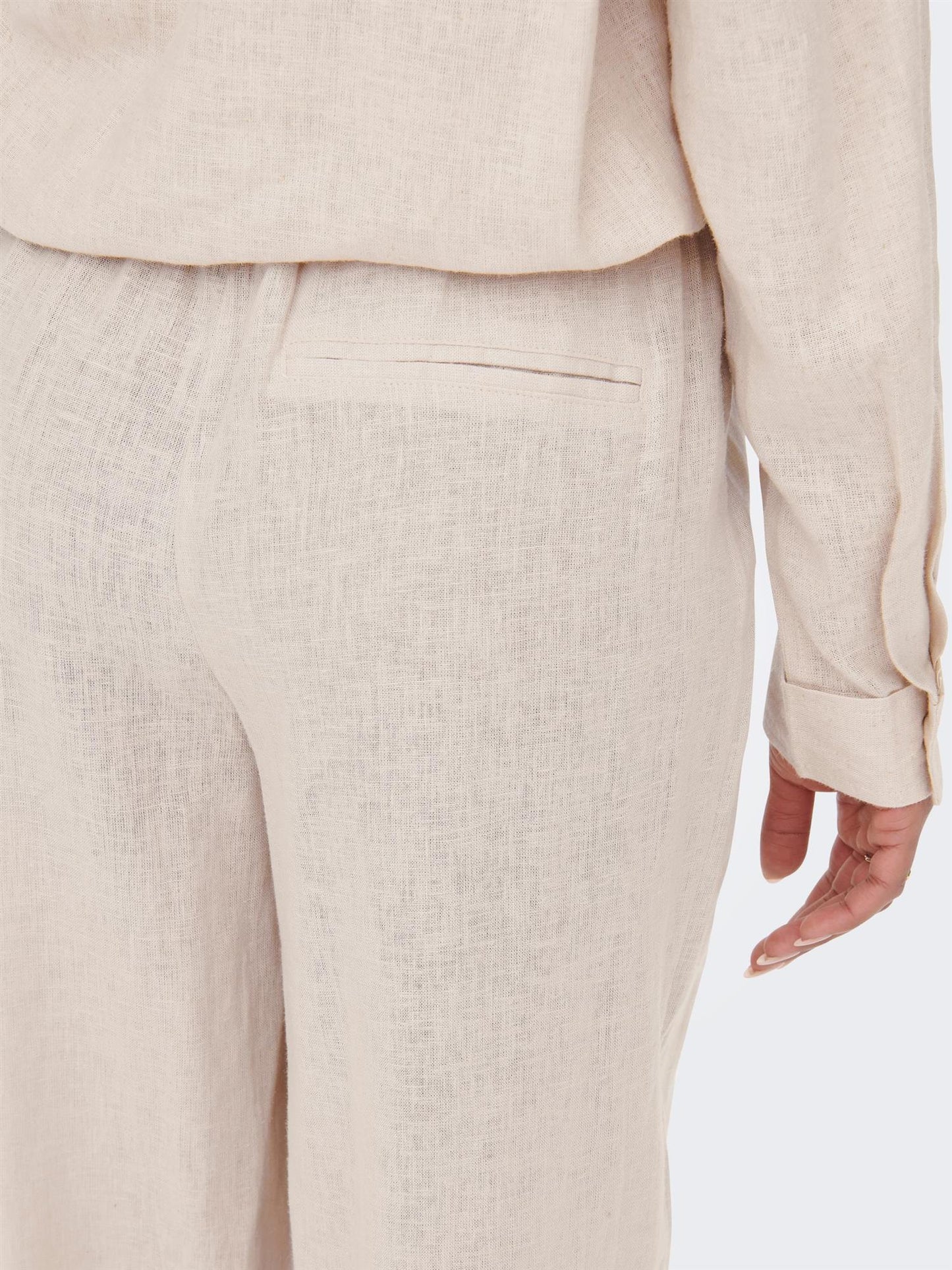 ONLTokyo linen blend pant Moonbeam