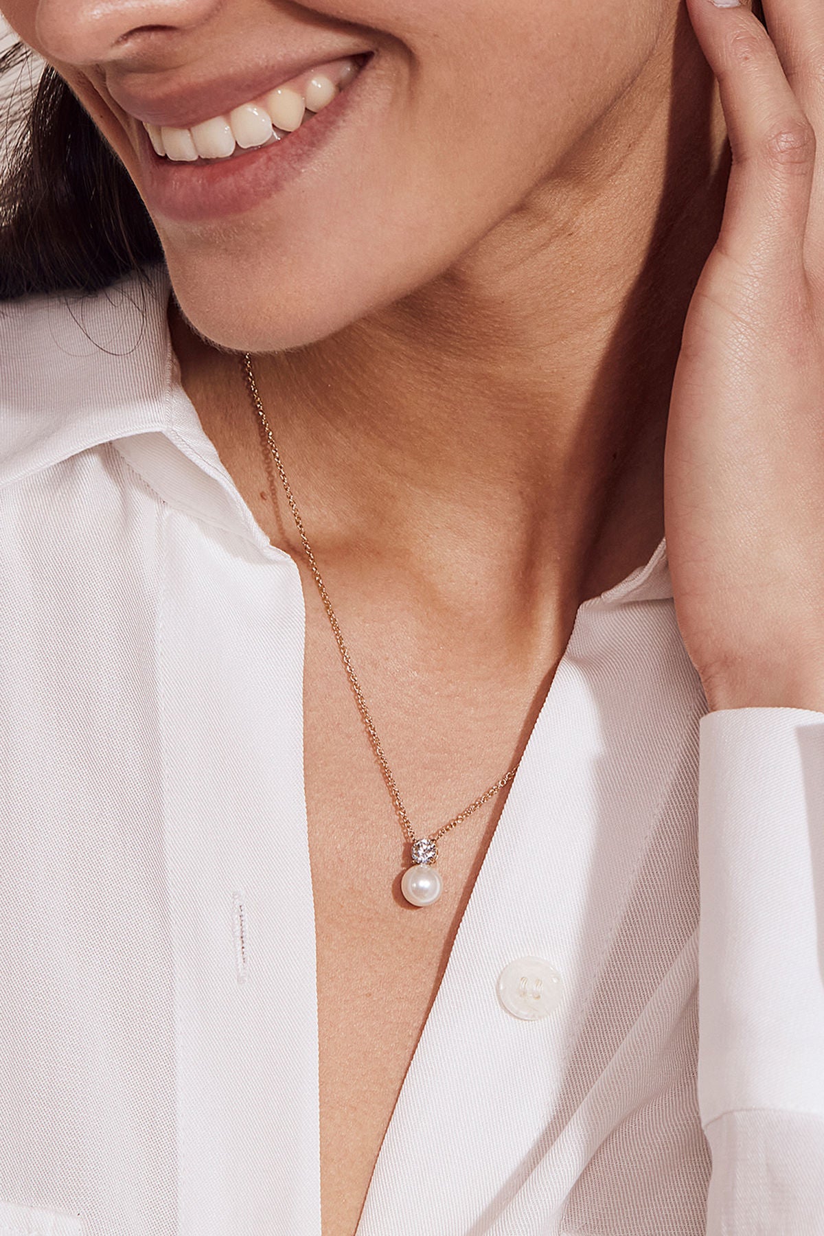 Luna Necklace L Gold