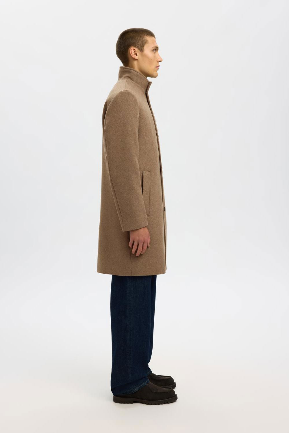 Slmrainar Wool Blend Coat Noos