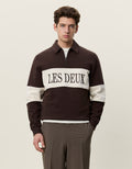 Zipper Rugby Sweatshirt