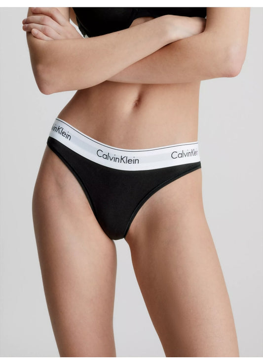 Thong String  Modern Cotton Black