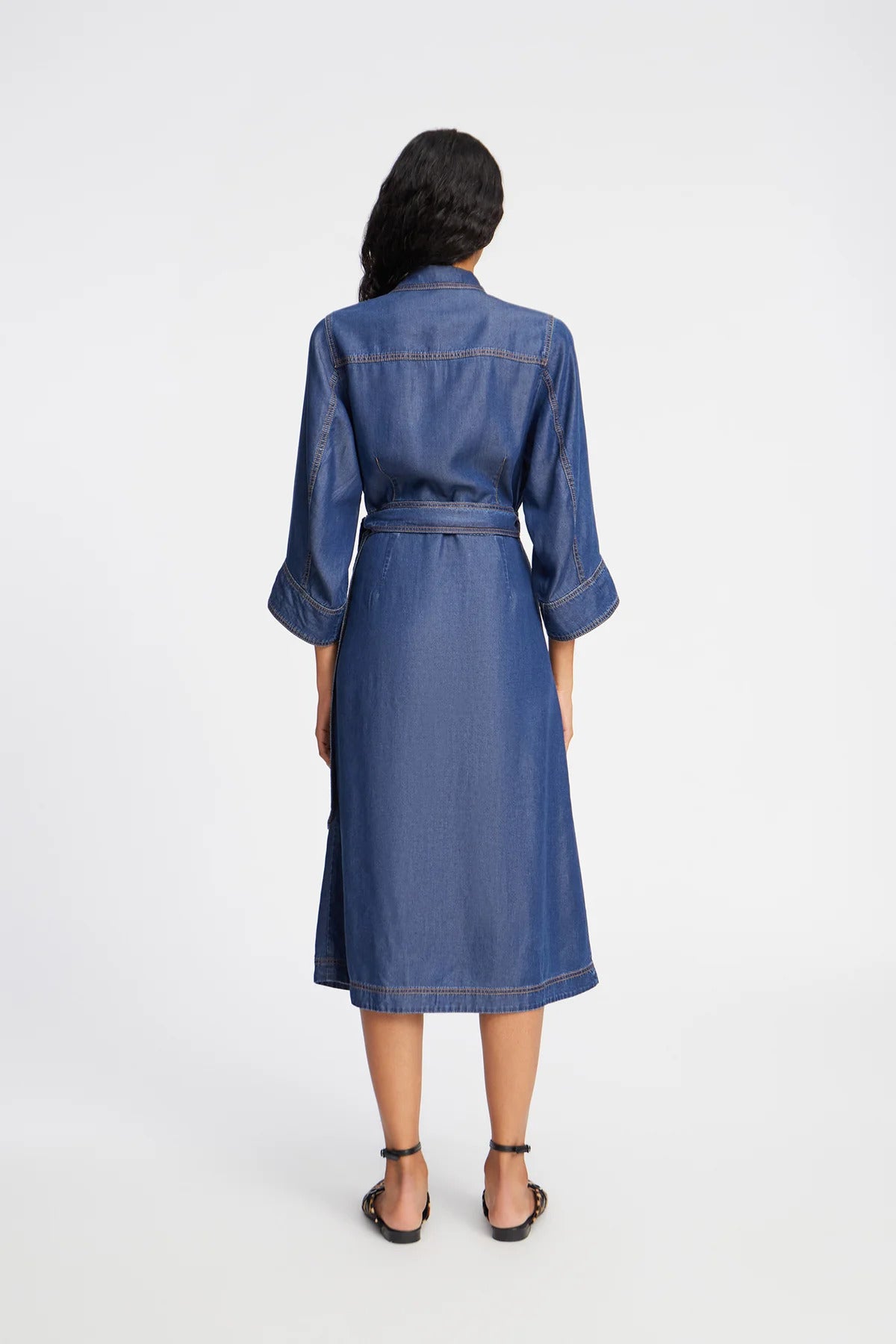 Prescott Dress Tencel Indigo