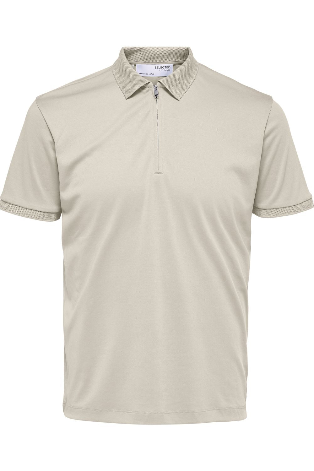 Slmfave Zip Ss Polo Noos