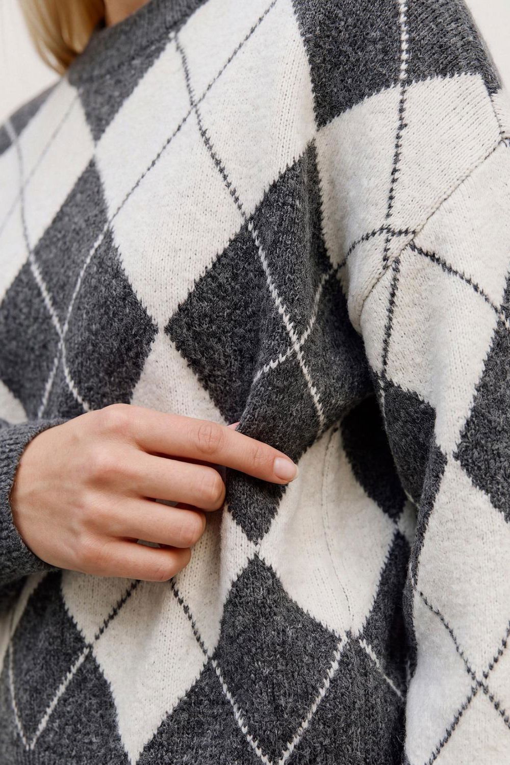 Vmdoffy Jaquard Ls O-Nck Pullover Noos