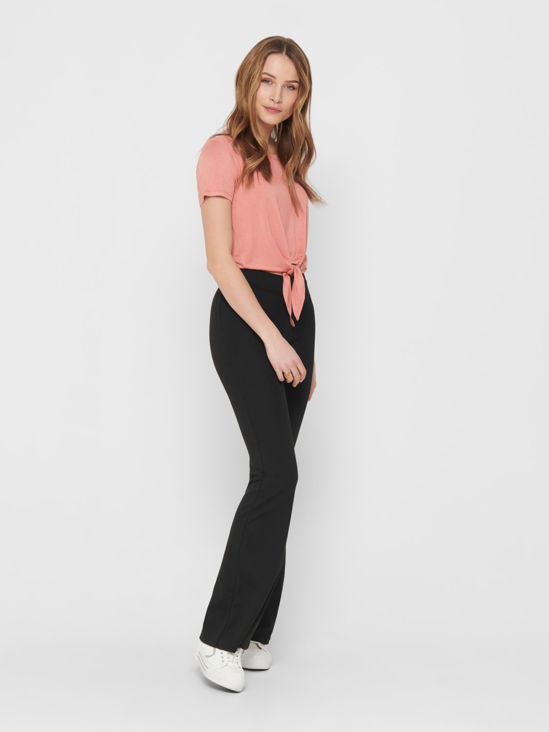 Fever strech flared pants black