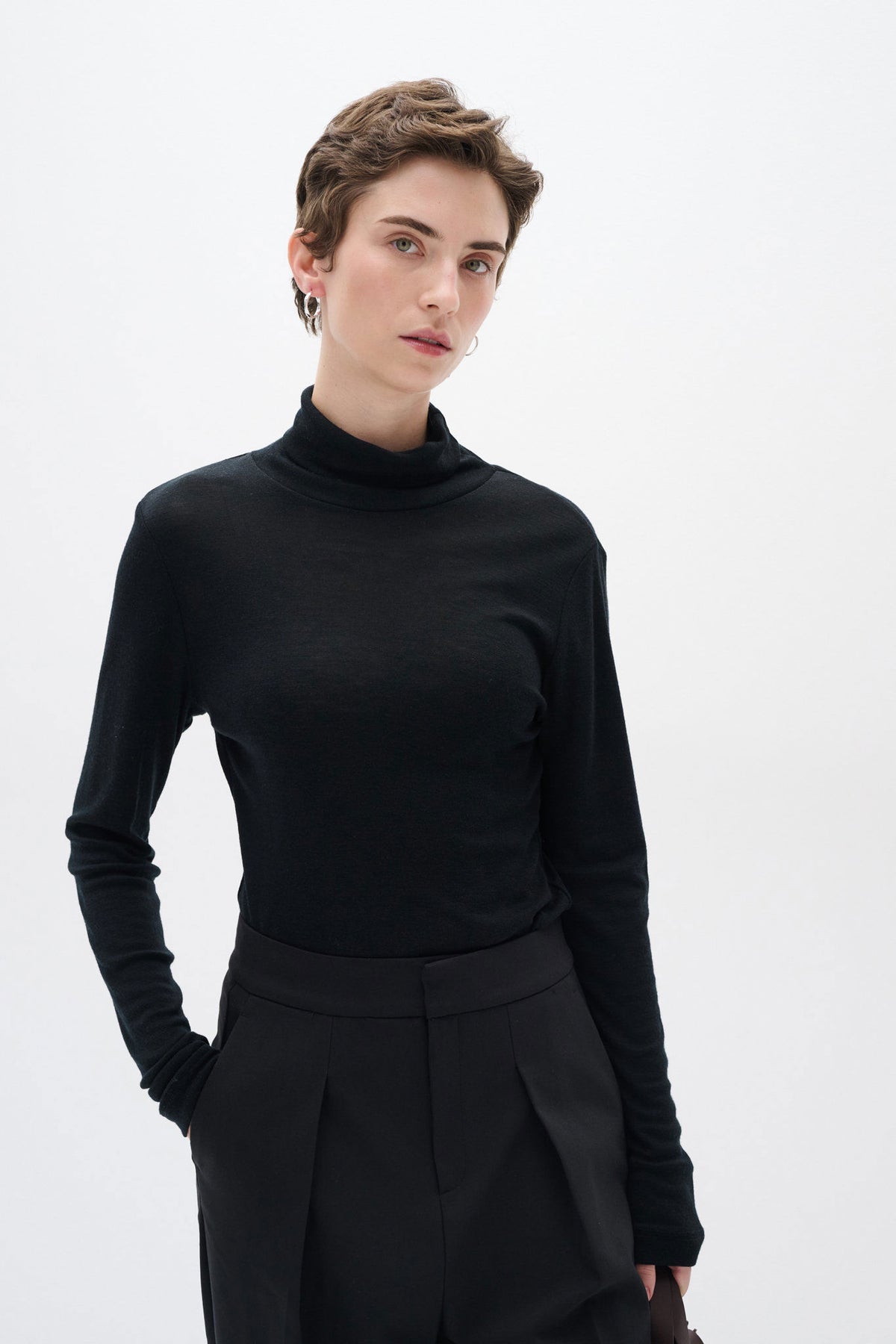 Fang Rollneck - Black