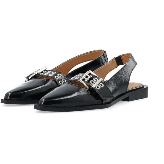 BIAVICTORIA Single Buckle Slingback Leather