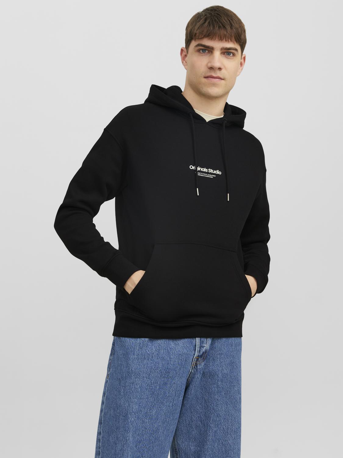 Vesterbro sweat hettegenser black